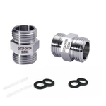 Shinyerpan 2 Pieces 304 Stainless Steel Garden Hose GHT3/4(M)-GHT3/4(M). Fixed Price $21.25.