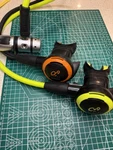 Oceanic Alpha 9/SP6 Scuba Diving Regulator W/ Flex Hoses - Dvt Yoke. Fixed Price $268.74.