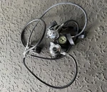 Vtg Scuba Gear Lot Farallon Depth Gauge Aqua Lung Divers Regulator Hoses. Fixed Price $79.99.