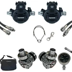 SF-1: Apeks TEK3 Dual Unit Set Double Swivel Rubber Hd Spg 0-5000 Psi. Fixed Price $1672.58.