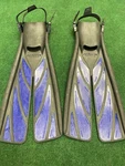 Atomic Aquatics Open Heel Split Fins Natures Wing Large/xl Blue. Fixed Price $75.94.