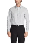 Calvin Klein Mens Regular Fit Dress Shirt, Aqua Blue Check, M, 15 32-33. Fixed Price $36.99.