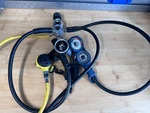 Aqualung Micra Dive Regulator With Tisa Pressure And Depth Gauge. Fixed Price $125.00.