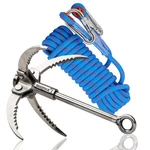 Quadpalm Grappling Hook With 10M Rope Multifunctional 4-CLAW Stainless Steel. Fixed Price $63.98.