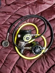 Scuba Force Black Devil Pro Regulator Set With Pressure Gauge, Hoses, Manuals. Fixed Price $1625.00.