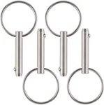 Vturboway Pcs Quick Release Pin 1/4" Diameter, Usable Length 1", Full 316 Stai. Fixed Price $14.99.