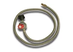 King Kooker 30502 Stainless Braided Hose Regulator W/ Type 1 Connection, Male. Fixed Price $56.94.