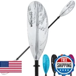 Wonitago Kayak Paddle With Aluminium Shaft And Pp Enhance Blade, Lightweight. Fixed Price $57.47.