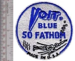 Scuba Diving Voit Blue 50 Fathom Regulator Patch On White Felt No Tariff. Fixed Price $9.99.