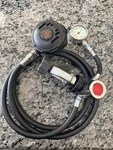 Hog D1 Din Classic Scuba Dive Regulator Set 1ST & Primary 2ND Stage Adjustable. Fixed Price $150.00.