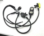 Divers Aqua Lung Pivot Scuba Diving Console Gauges W/ Dacor Octopus Regulator. Fixed Price $99.99.