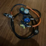 Aris Ranger Scuba Dive Regulator Set Us Tech Gauges 4000 Psi. Fixed Price $100.00.