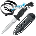 Spearfishing Knife Speardiver Torpedo Diving Riffe Terminator Ii. Fixed Price $55.00.