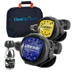 Cressi Compact MC9 Regulator & Octo W/ Gear Up Guide Bag, Blue. Fixed Price $495.95.