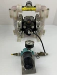 Sandpiper Pb -a Double Diaphragm Pump Wilkerson R16-03-000A Pressure Regulator. Fixed Price $200.00.