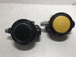Pair Of Aqua Lung Core & Octopus Regulator Second Stages - For Parts. Fixed Price $69.99.