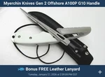 Myerchin A100P Gen 2 Offshore Rigging System White G10 Scrimshaw Base + Lanyard. Fixed Price $89.95.