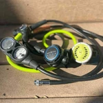 Used Rental Aqualung Core Regulator, Dxd Octo I300C Dive Computer Scuba Set. Fixed Price $669.00.