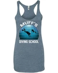 Scuba Diving Diver Shirt Muff No Too Tuff Funny Racer Tank. Fixed Price $29.99.