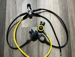 Aqua Lung Titan Dive Scuba Diving Regulator With Suunto Gauges Used. Fixed Price $225.00.