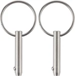 Vturboway 2 Pcs Quick Release Pin 1/4" Diameter, Usable Length 1", Full 316 Stai. Fixed Price $9.18.