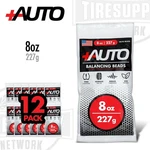 +auto 8OZ Tire Balancing Beads, Drop-in Bag W/ Valve Cap & Core, 12 Pack. Fixed Price $118.00.