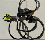 Divers & Sherwood Regulators W/ Octopus And Oceanic Compass/pressure Gauge. Fixed Price $50.00.